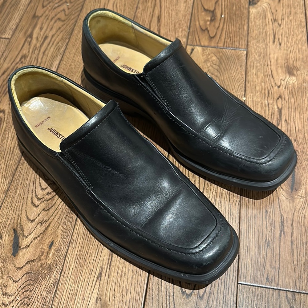 Johnston & Murphy Leather Slip-ons